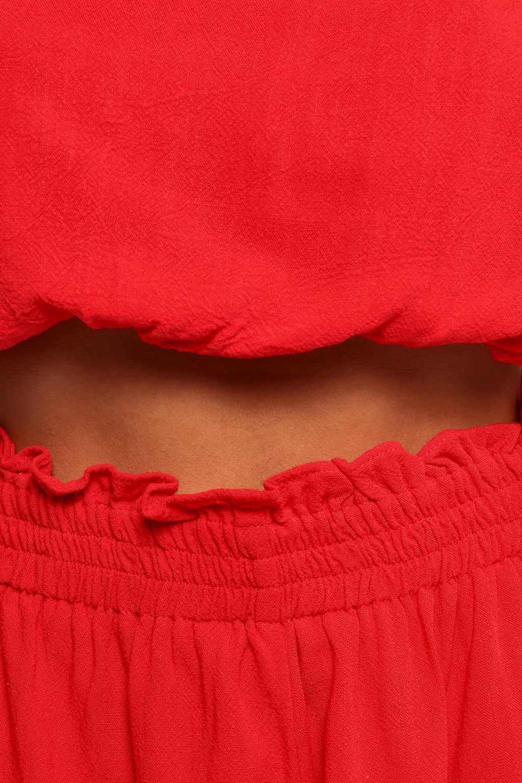 Sally Top & Short Set - Red