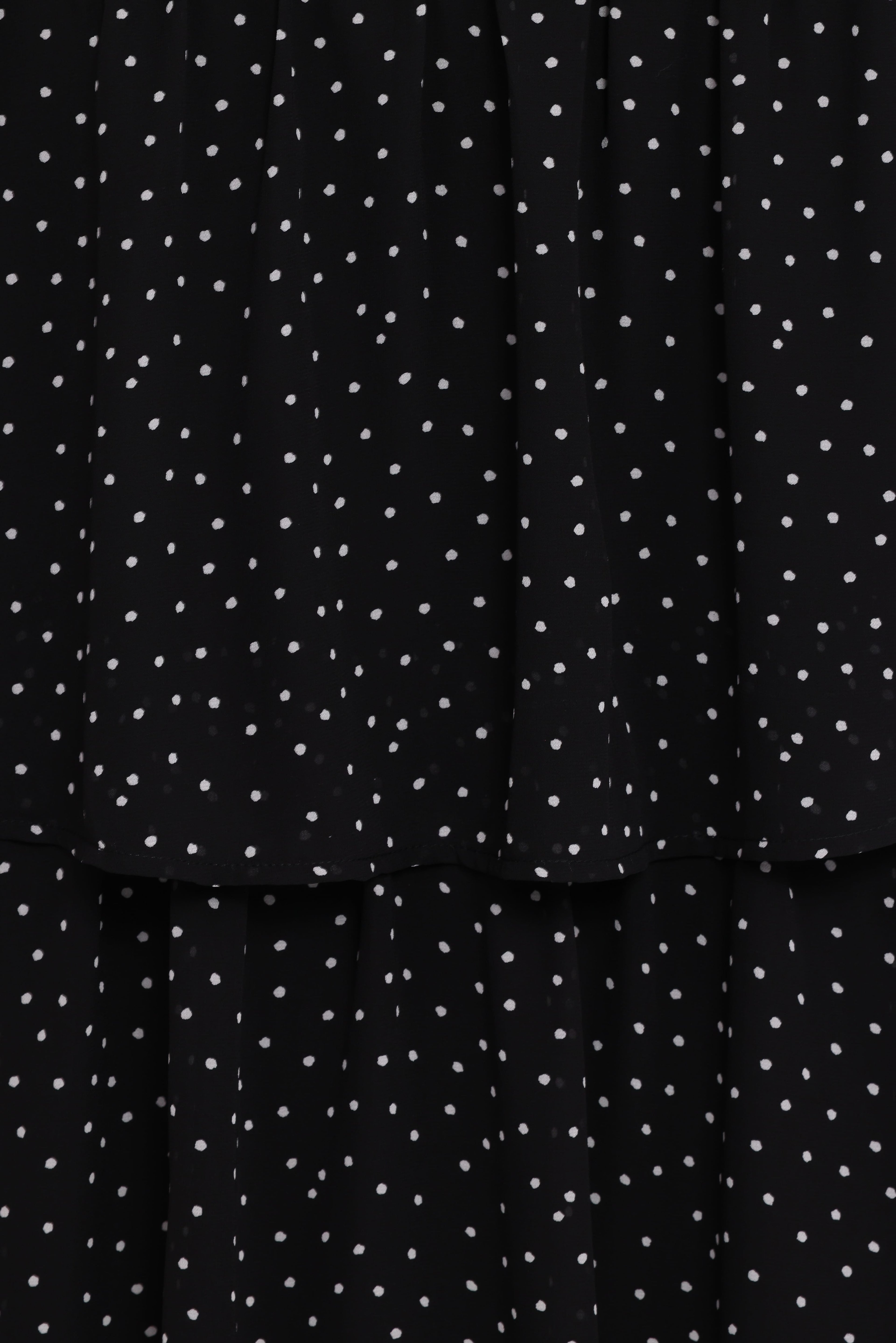 Selina Skirt Set - Black Polka Dot
