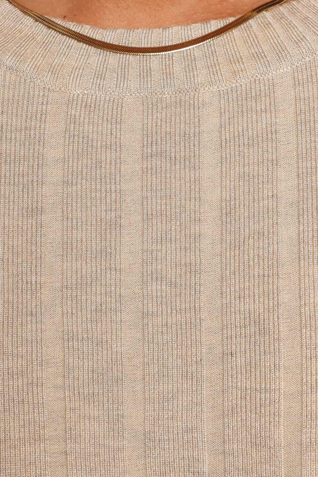 Silvie Long Sleeve Knitted Set - Oatmeal