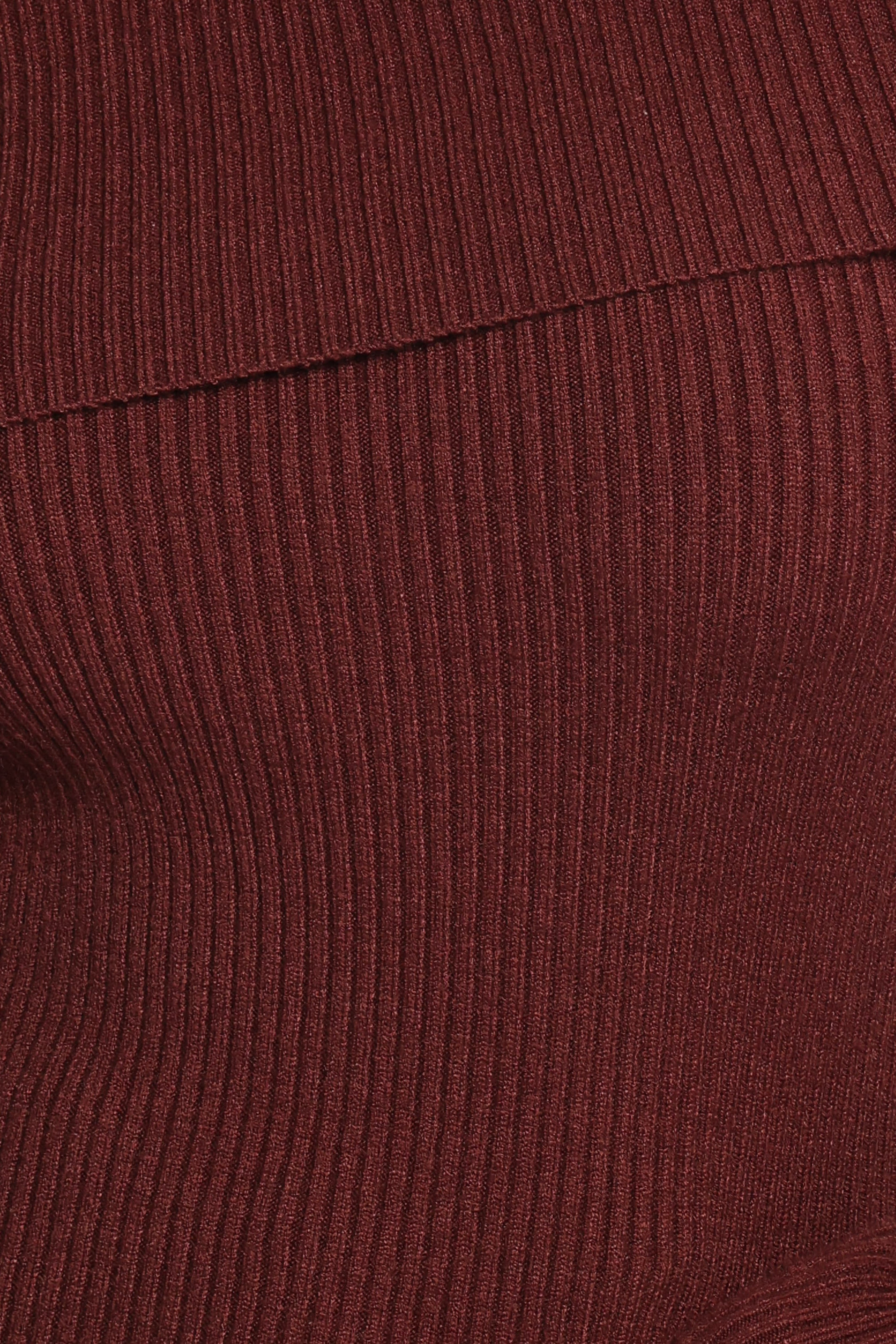 Aleena Knit Top - Chocolate Brown