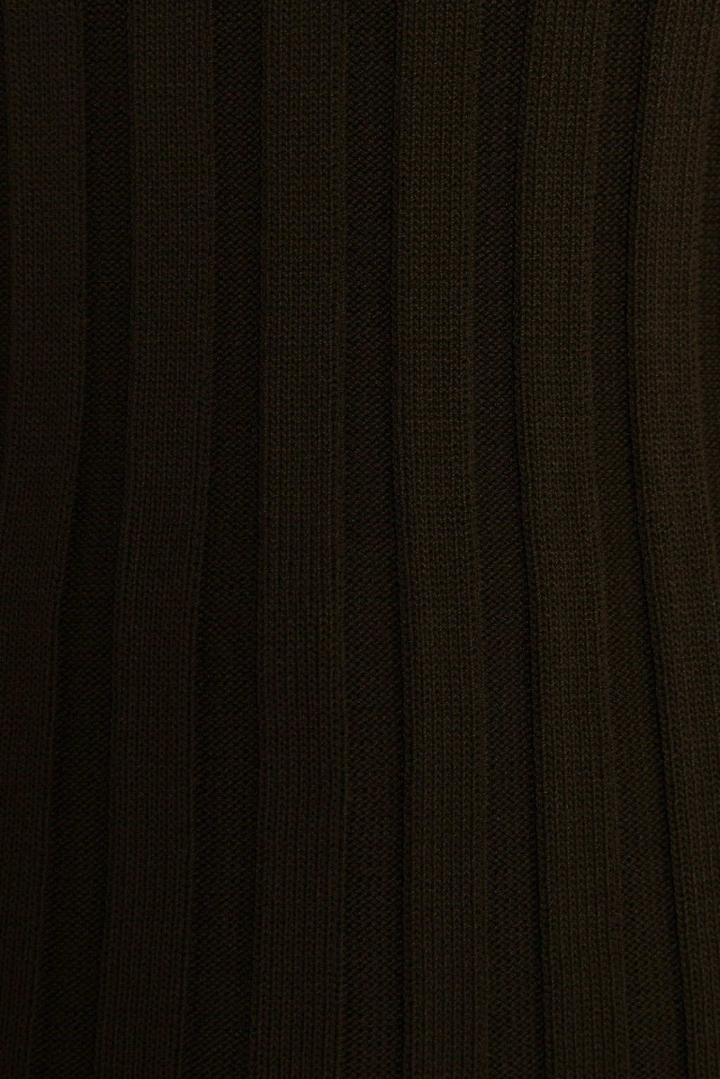 Aneesa Wide Rib Knit Top - Dark Olive
