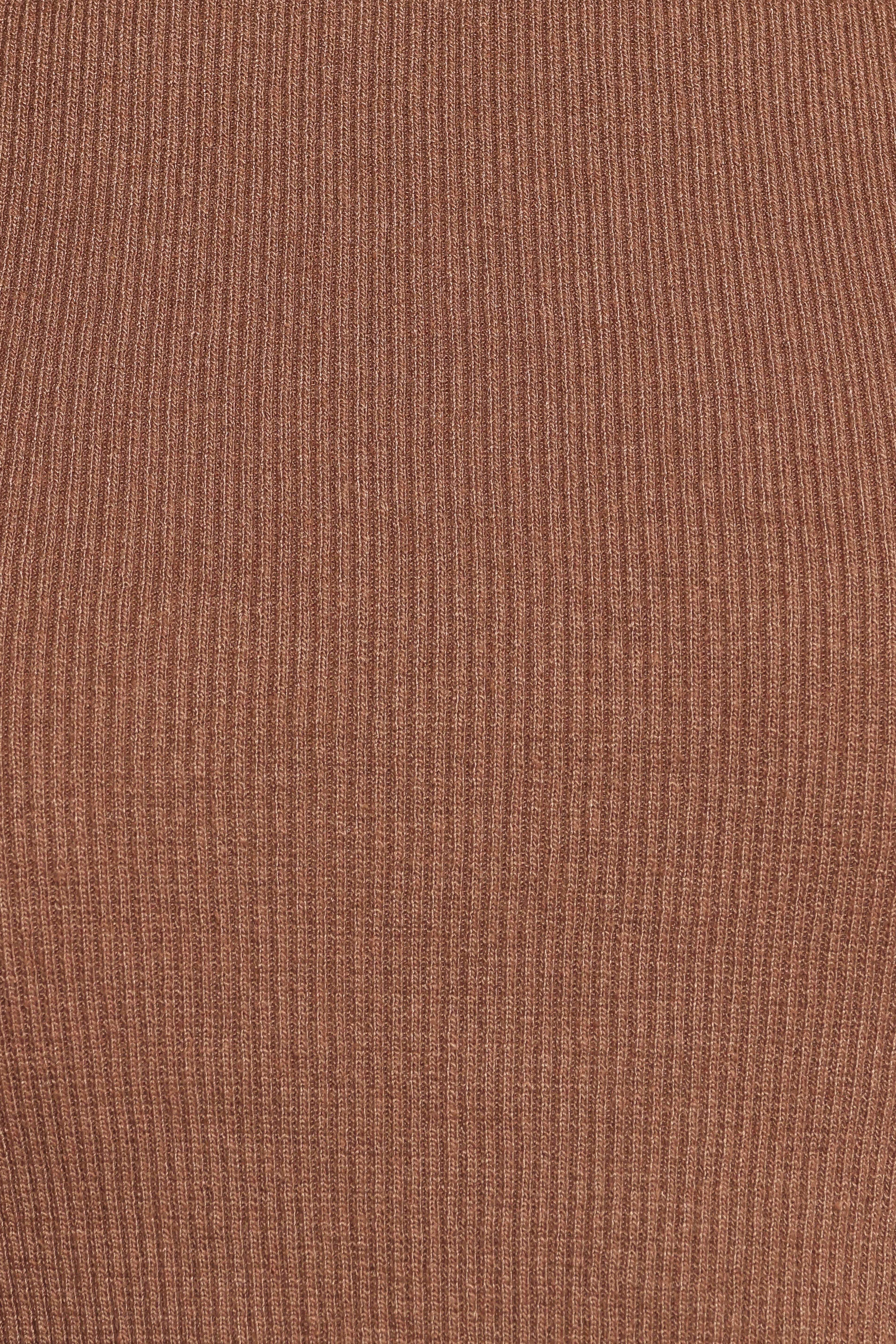 Ari Ribbed Tank - Mocha
