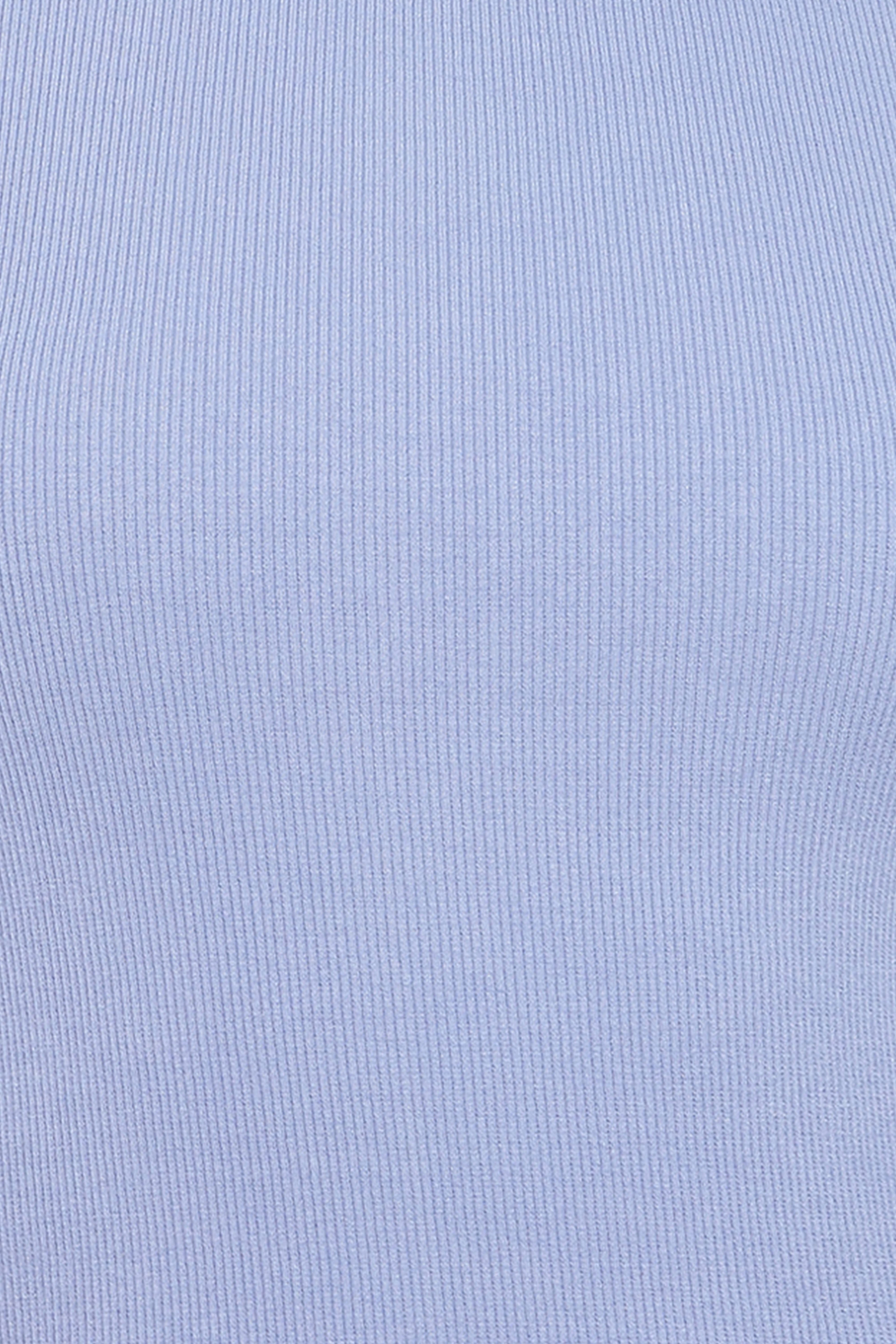 Ari Ribbed Tank Top - Cornflower Blue