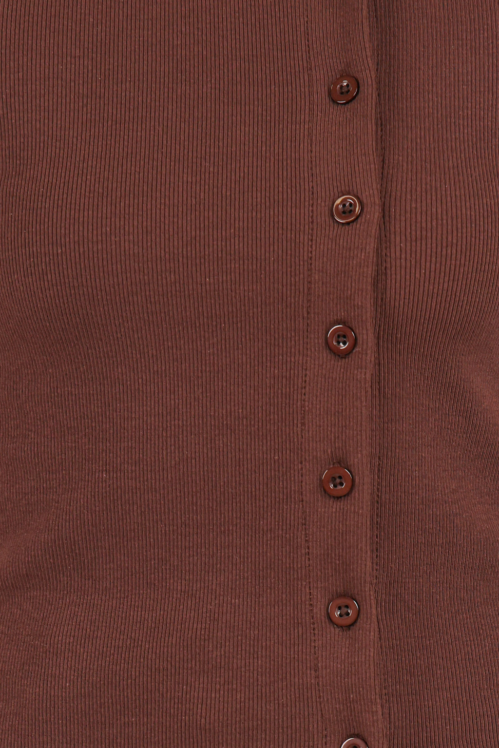 Cass Long Sleeve Top - Chocolate Brown