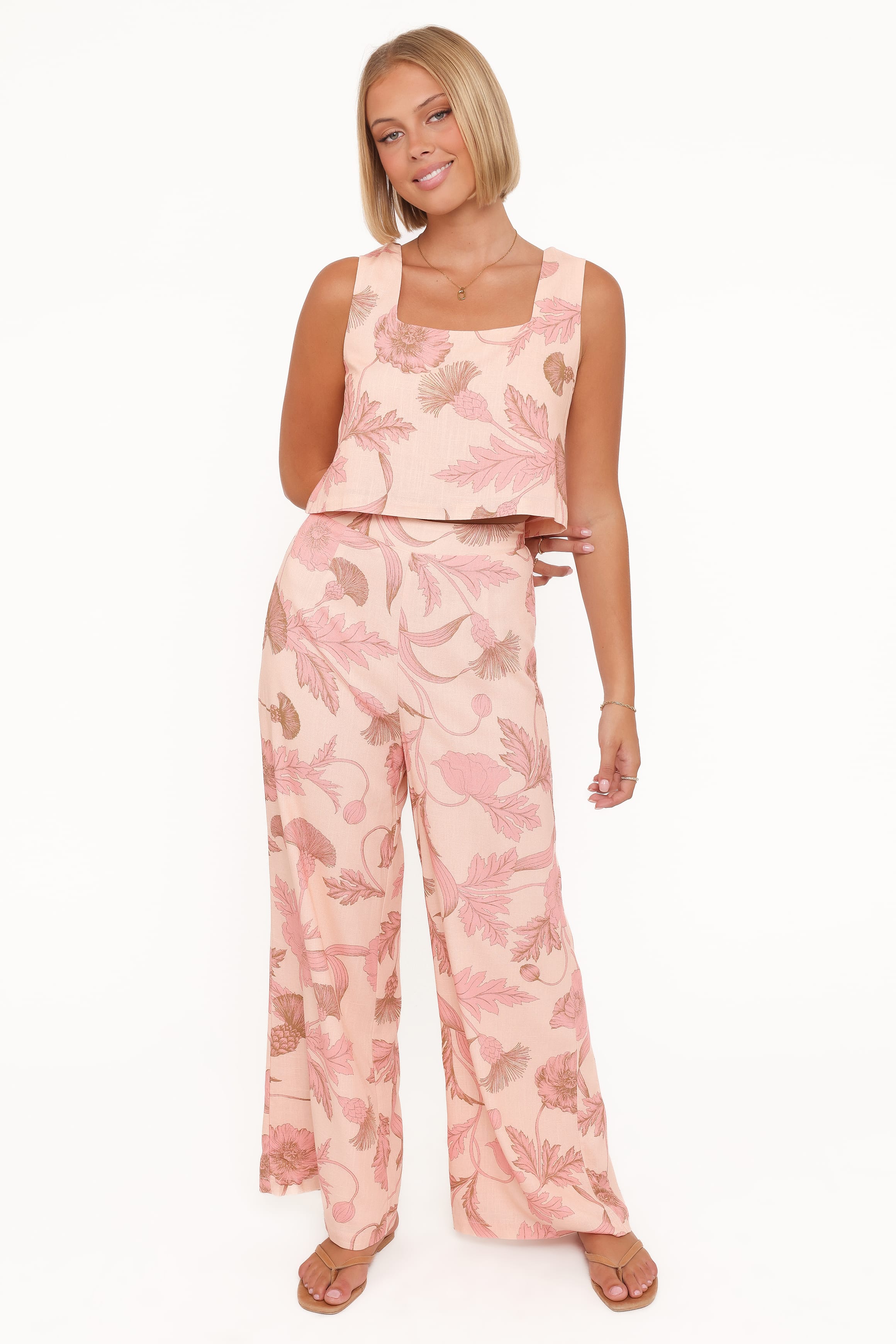 Devlin Top - Pink Floral