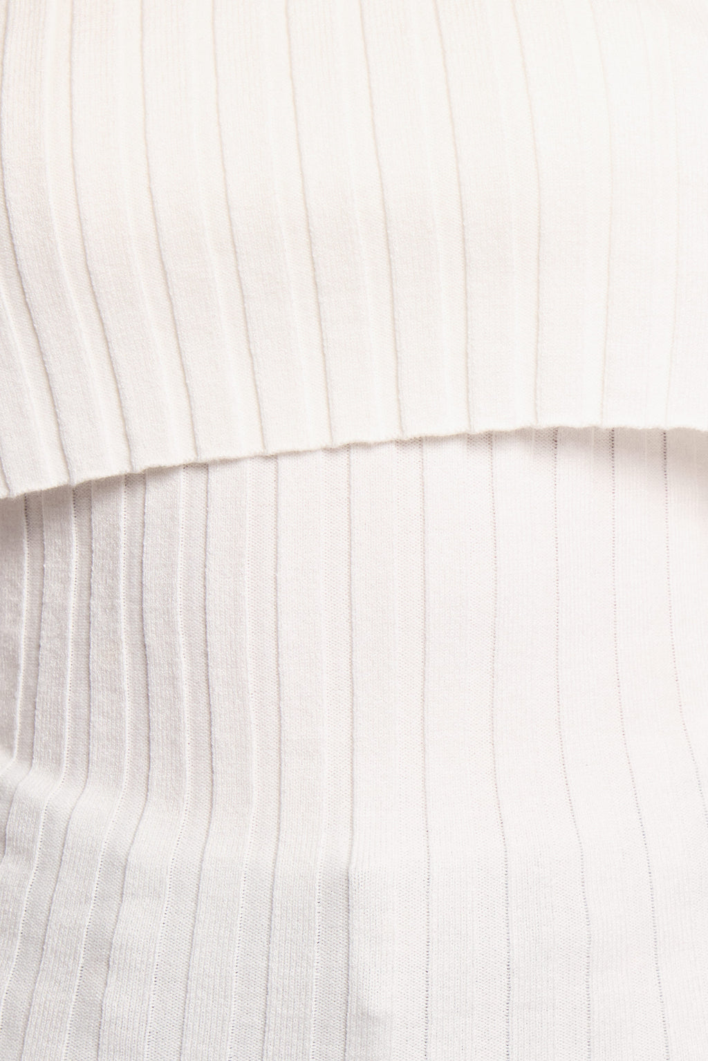 Inora Off Shoulder Knit Top - White