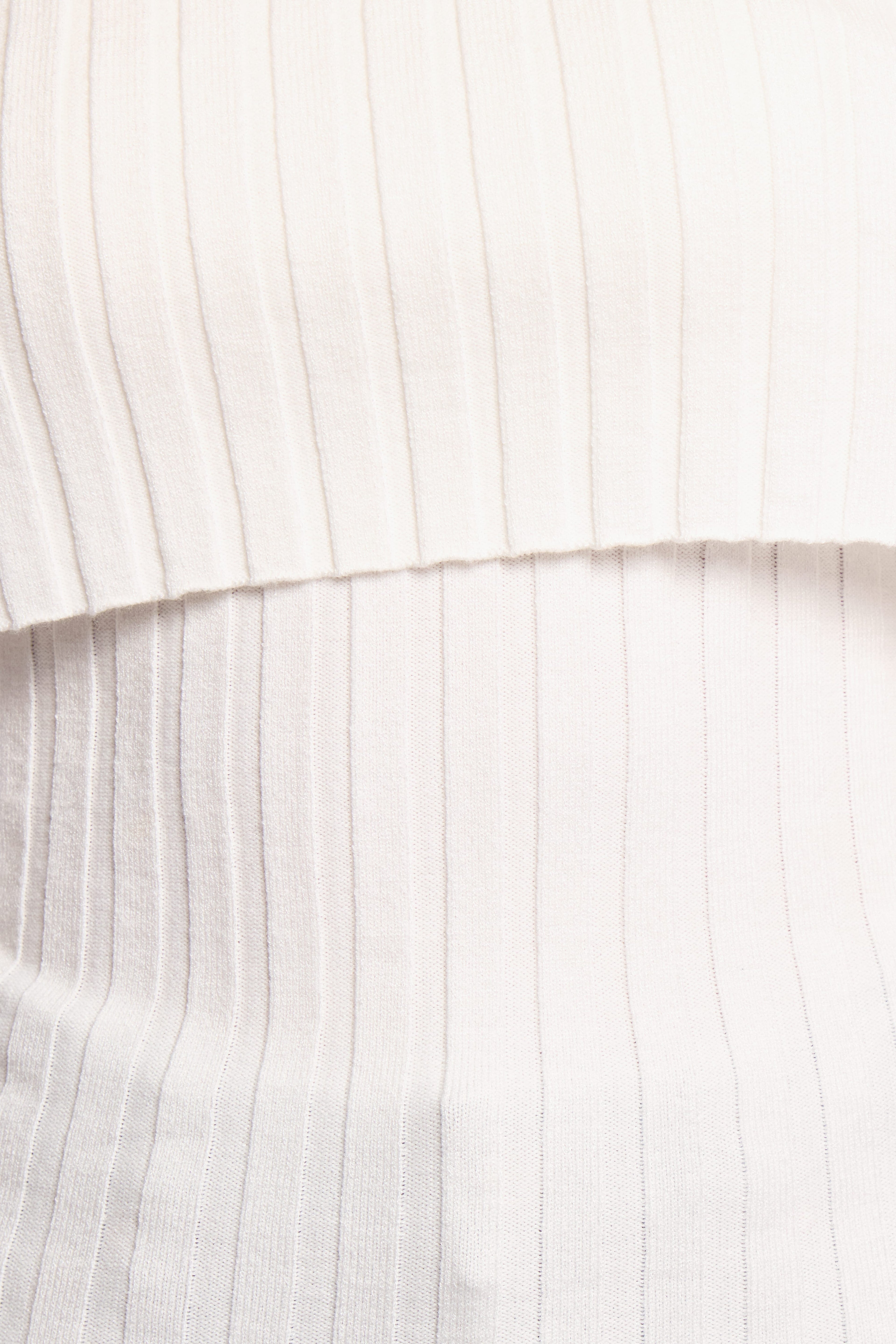 Inora Off Shoulder Knit Top - White