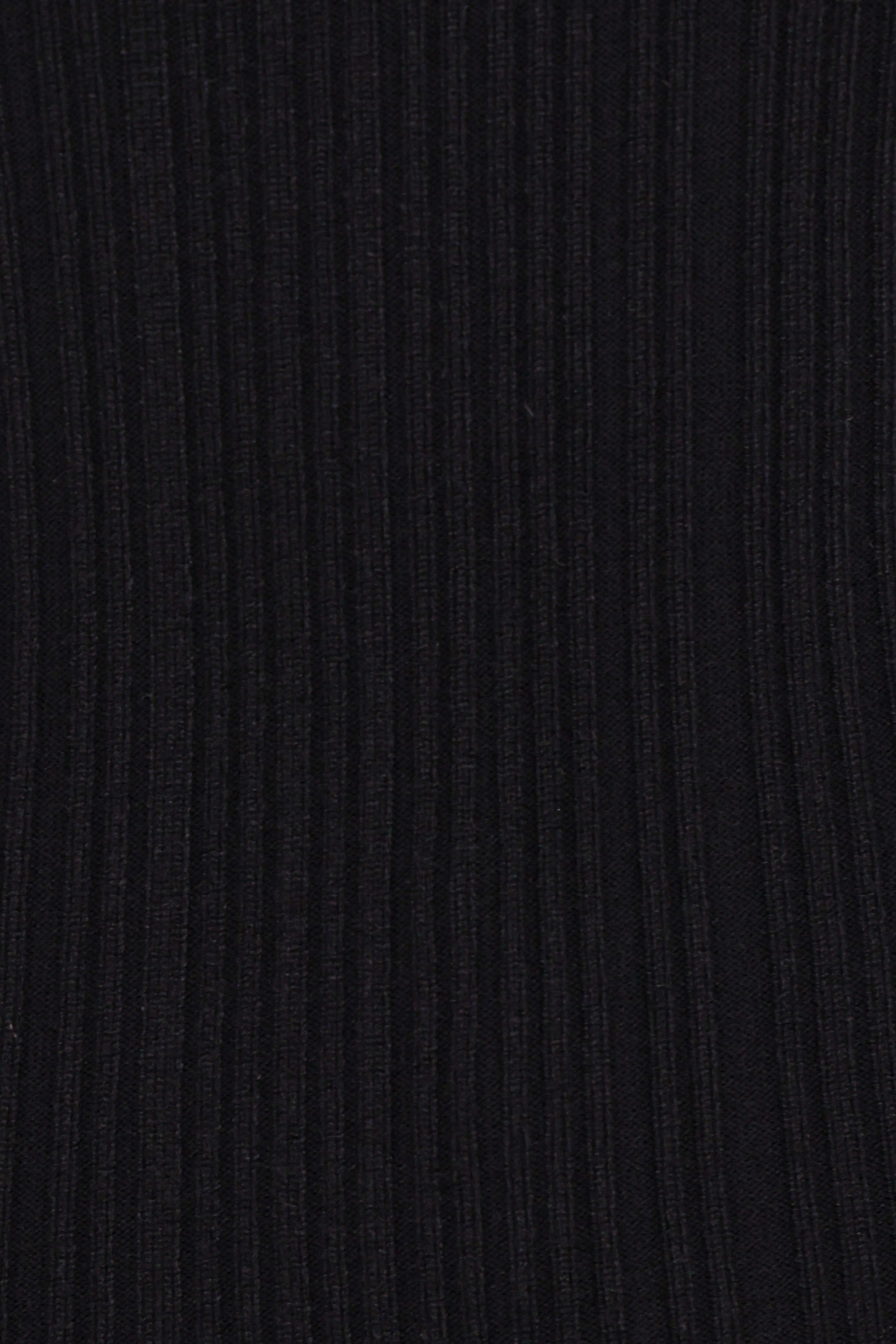 Junia Tie Back Knit Top - Black