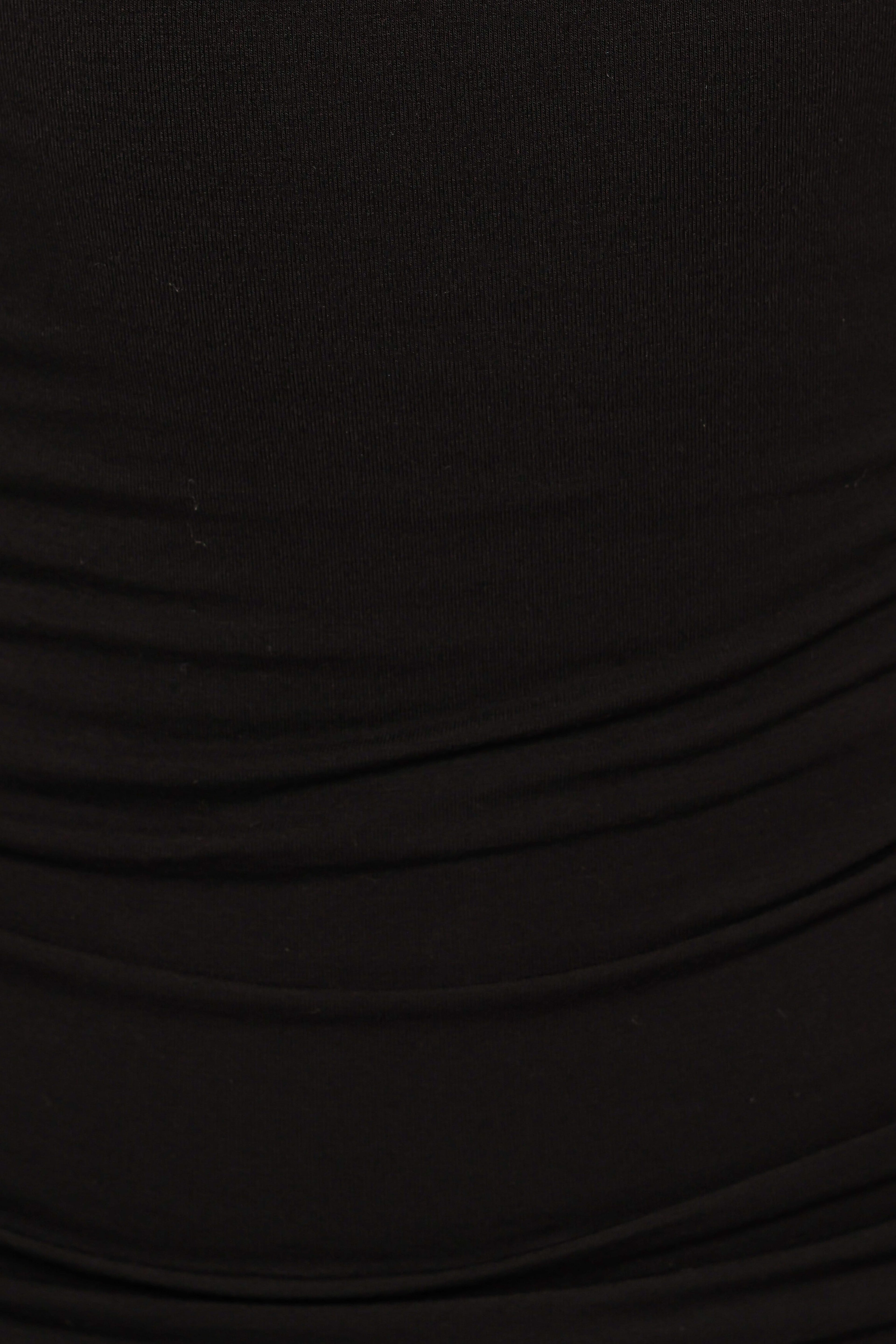 Lainey Twist Knit Top - Black