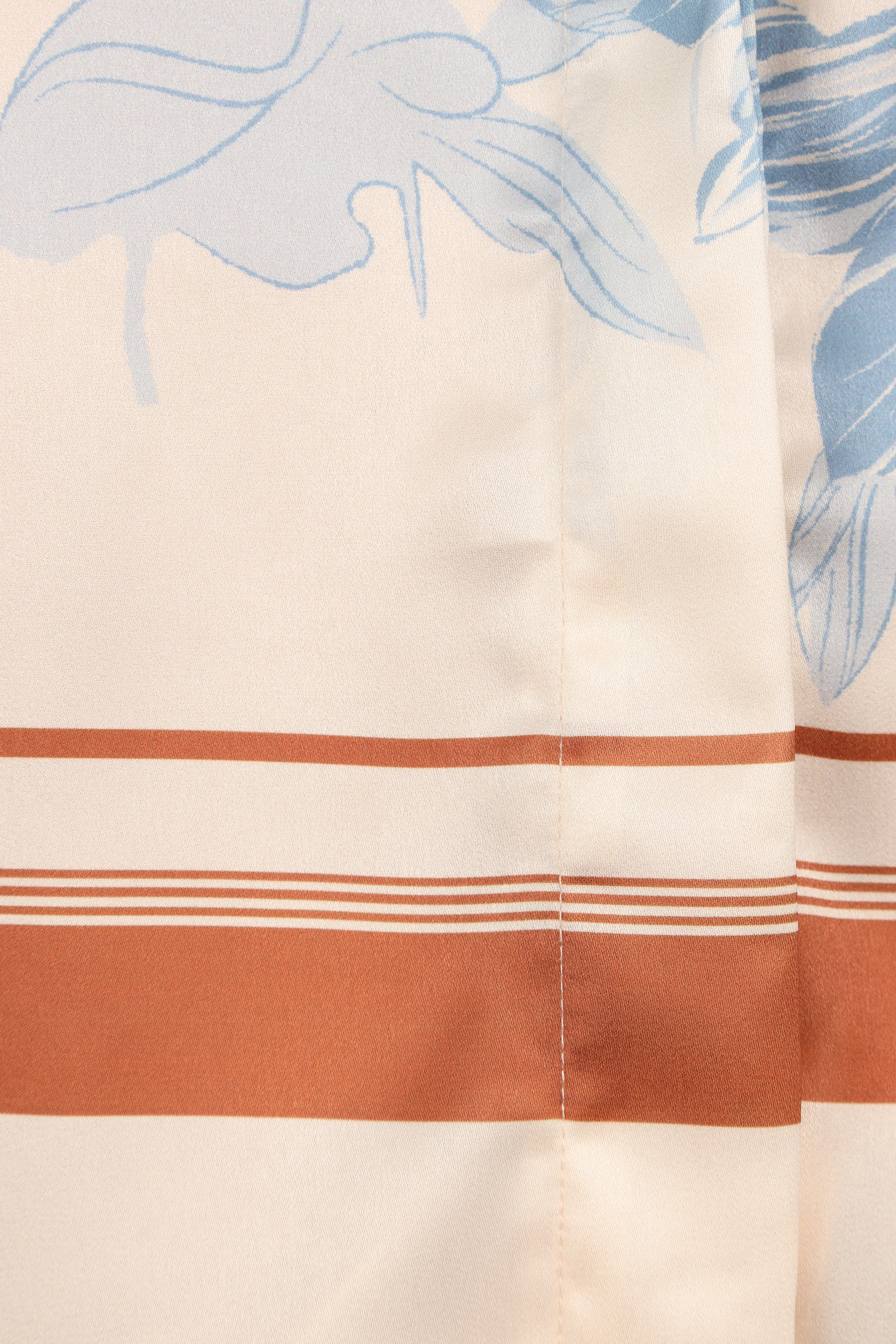 Lara Shirt - Pale Blue Print