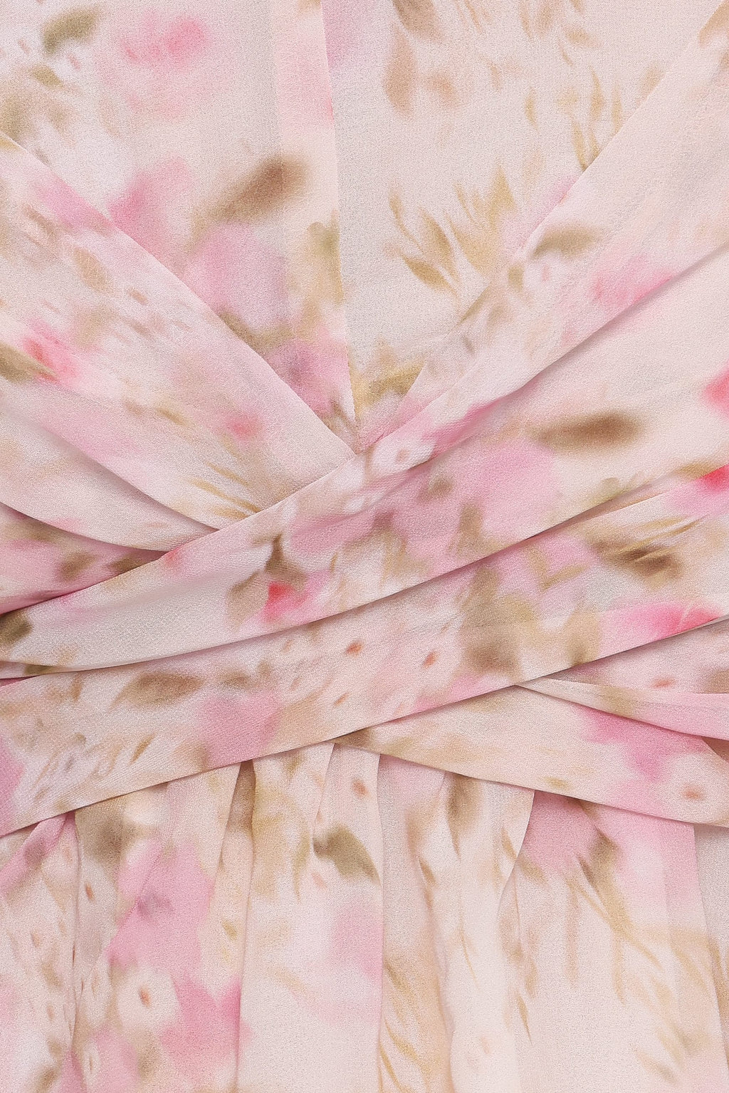 Limona Peplum Top - Blurred Pink Floral