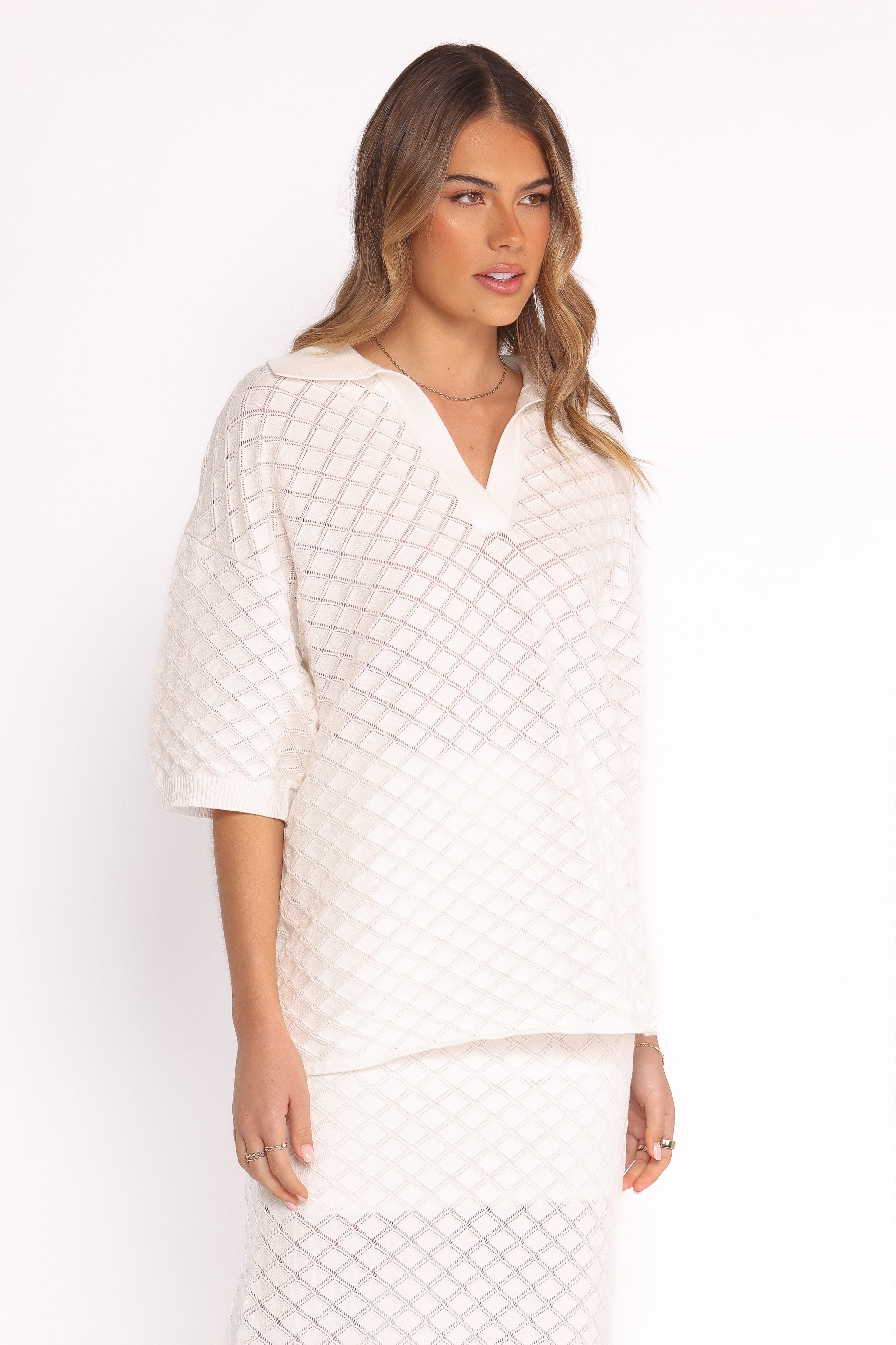 Meera Top - White