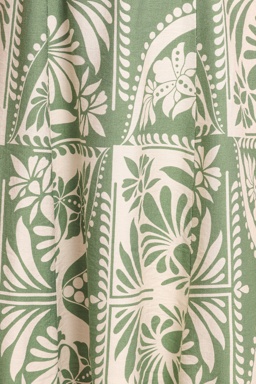Nevin Top - Green Floral