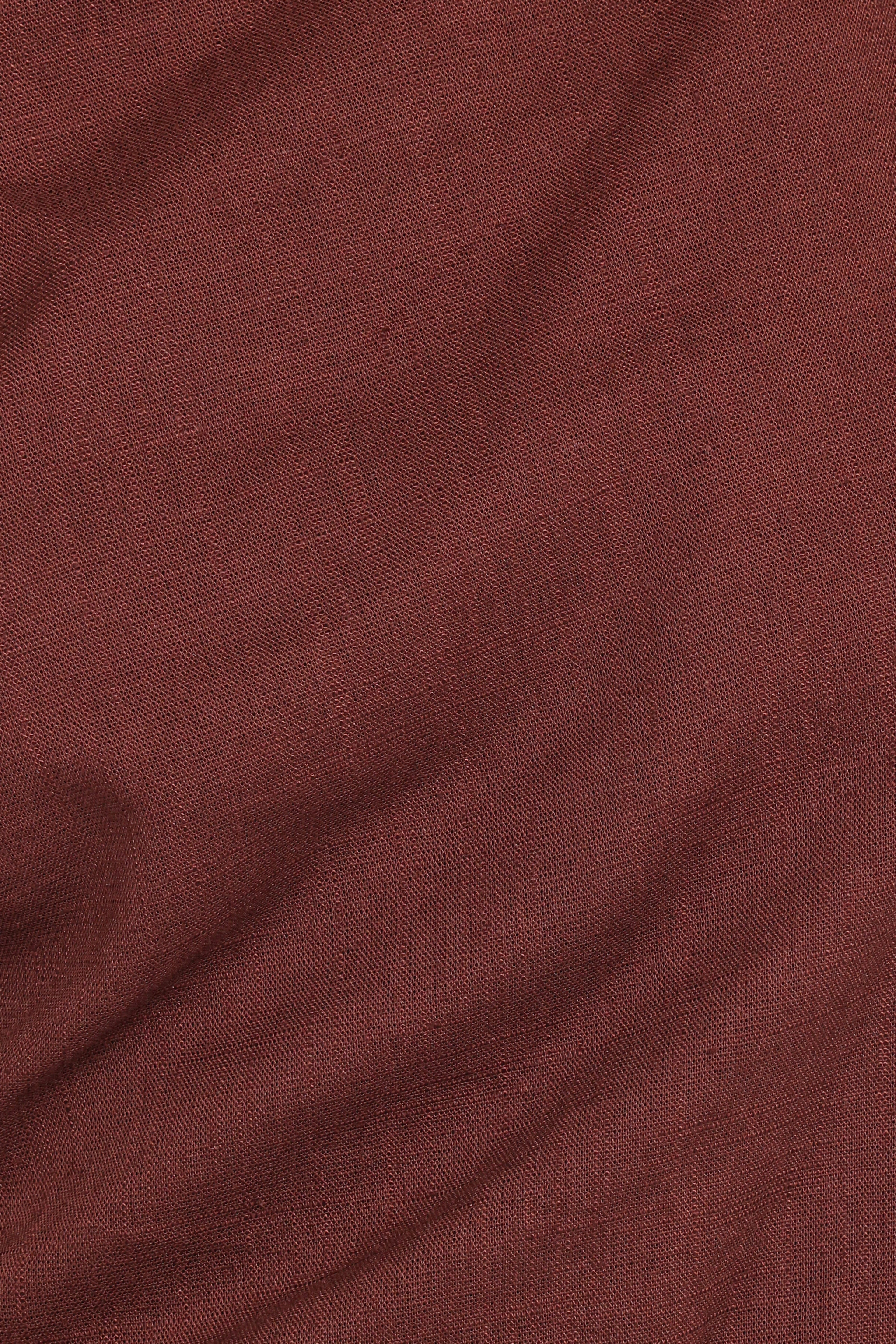Shaw Off Shoulder Top - Chocolate Brown