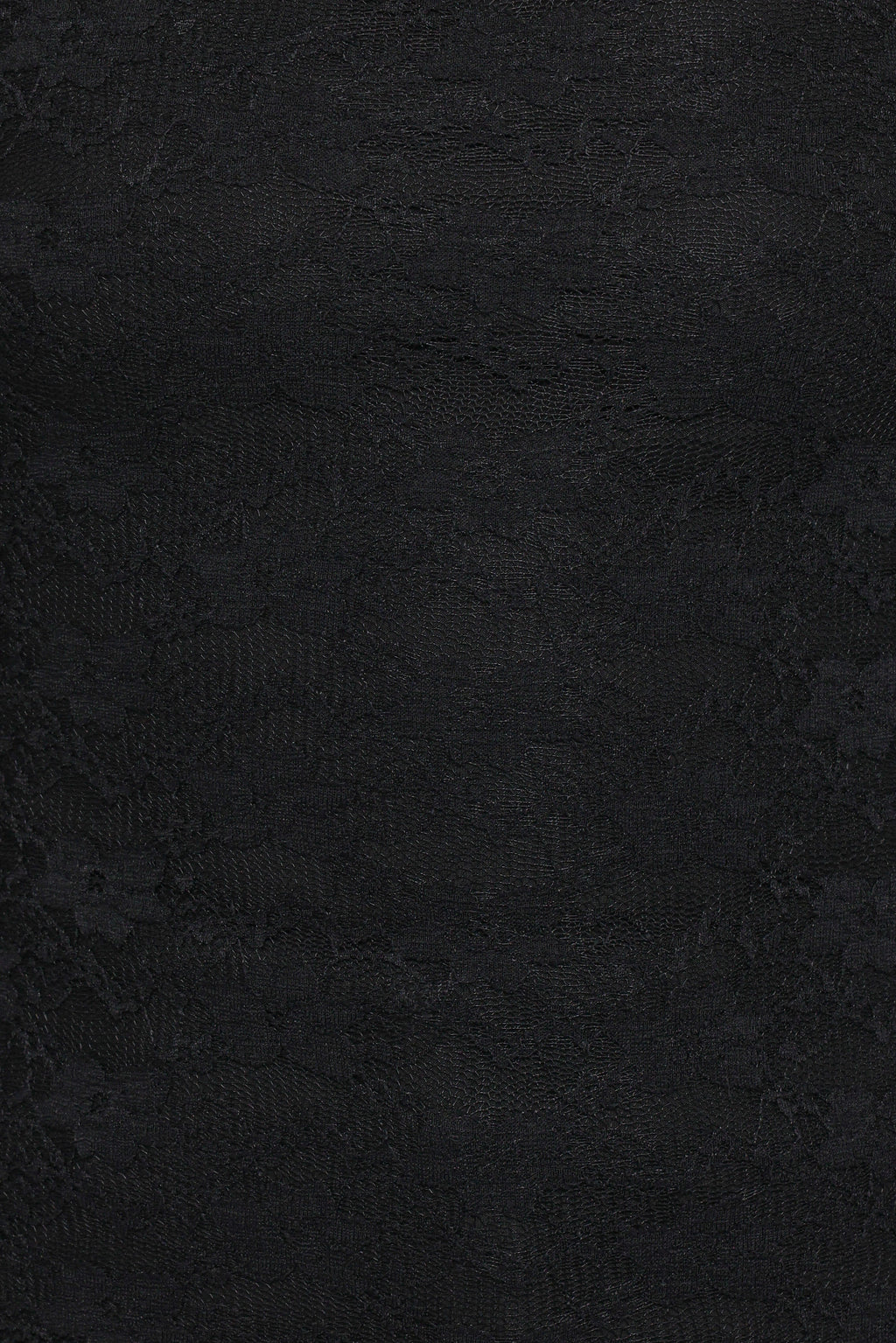 Skyler Square Neck Stretch Lace Top - Black