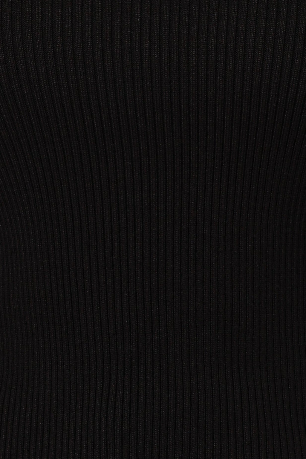 Tammy Ribbed Knit Top - Black