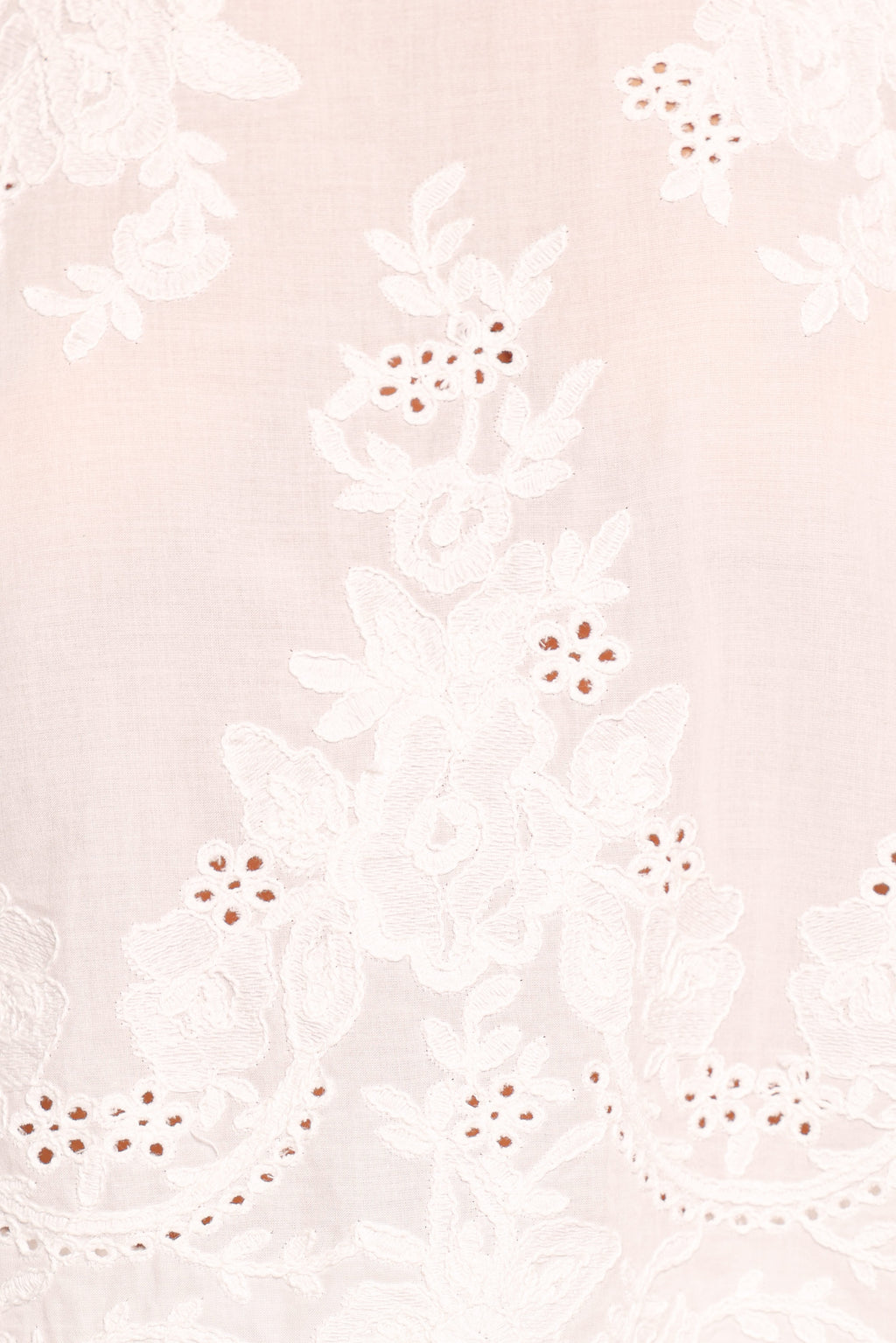 Tanis Embroidered Top - White