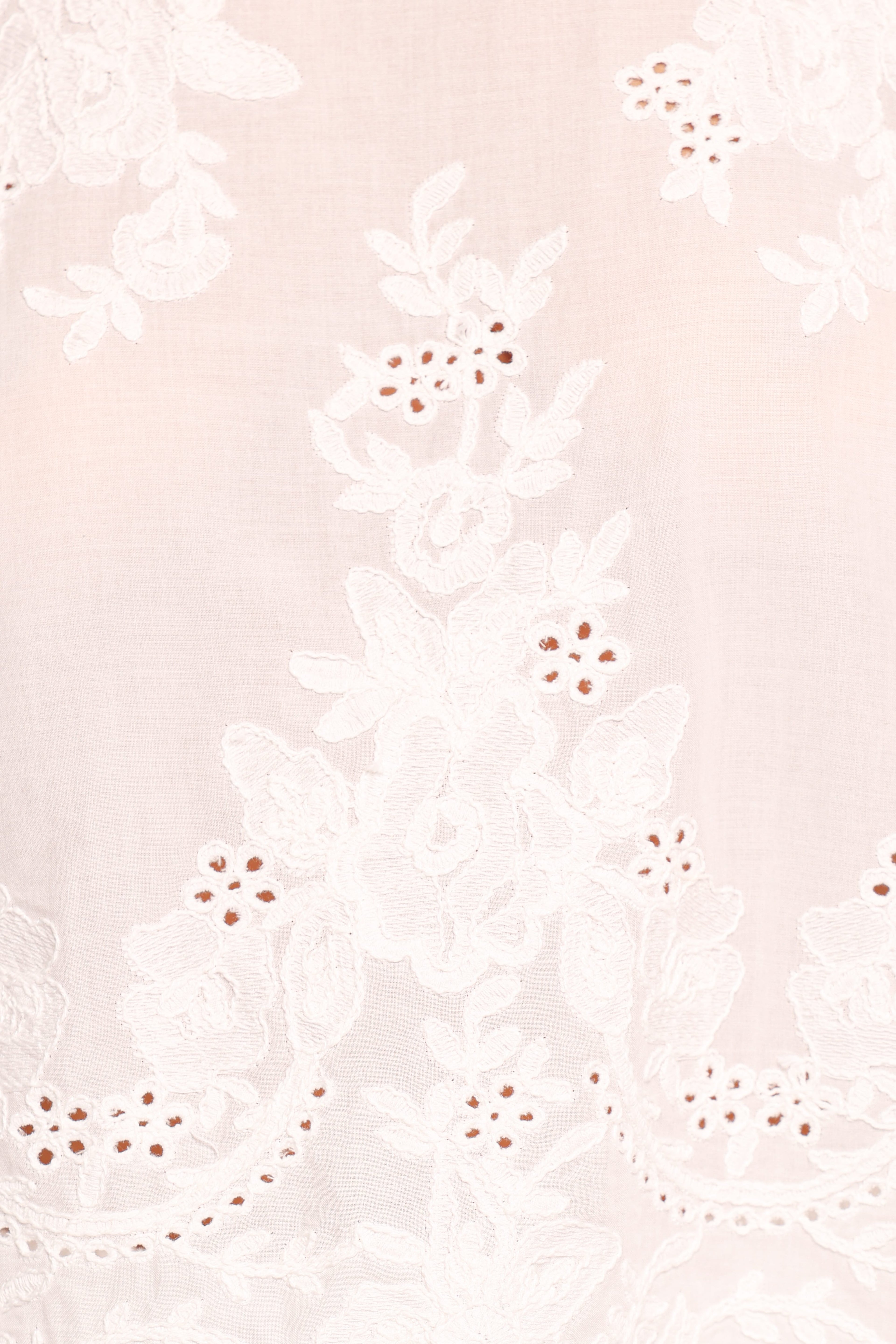 Tanis Embroidered Top - White