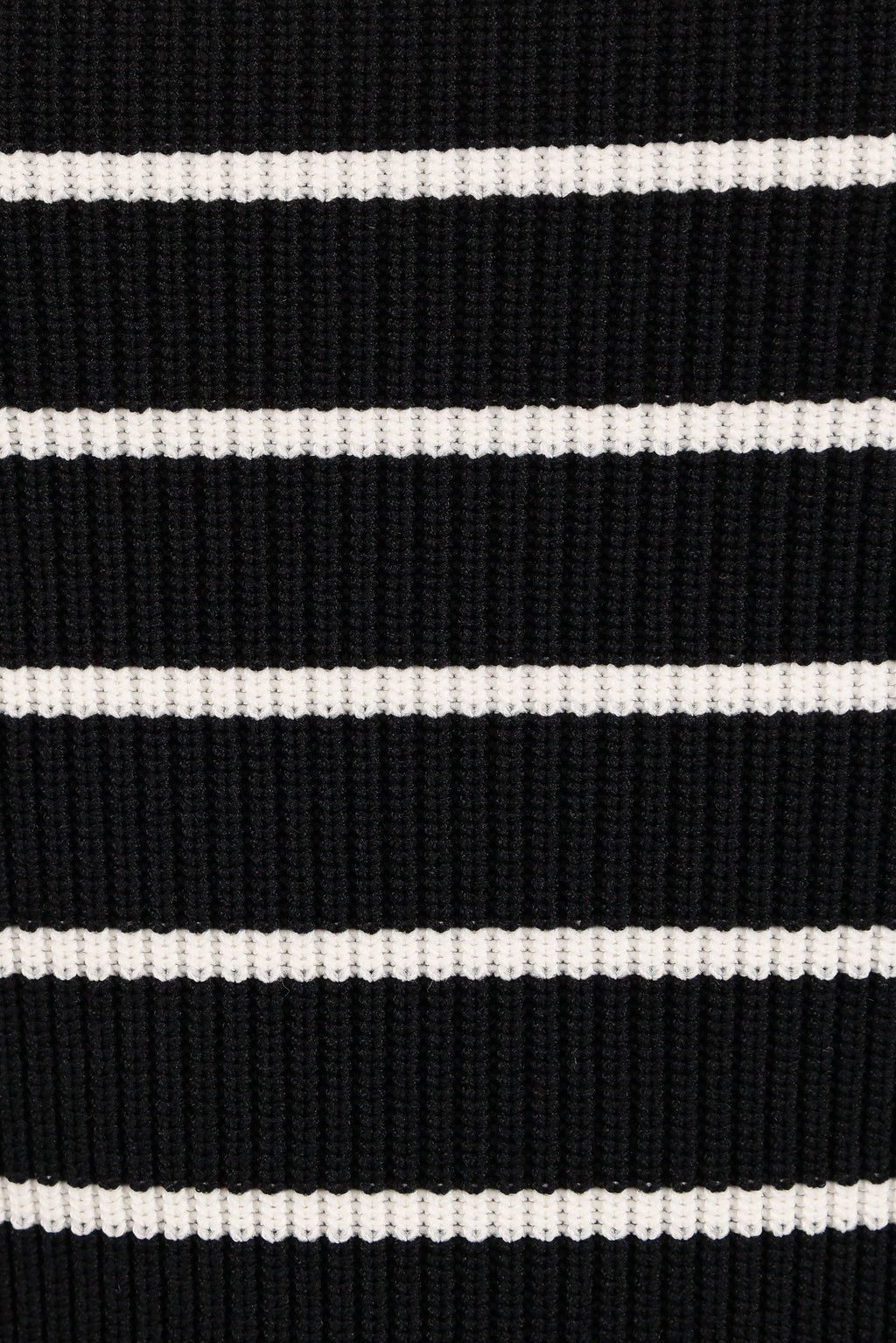 Tegan Knit Top - Black Stripe
