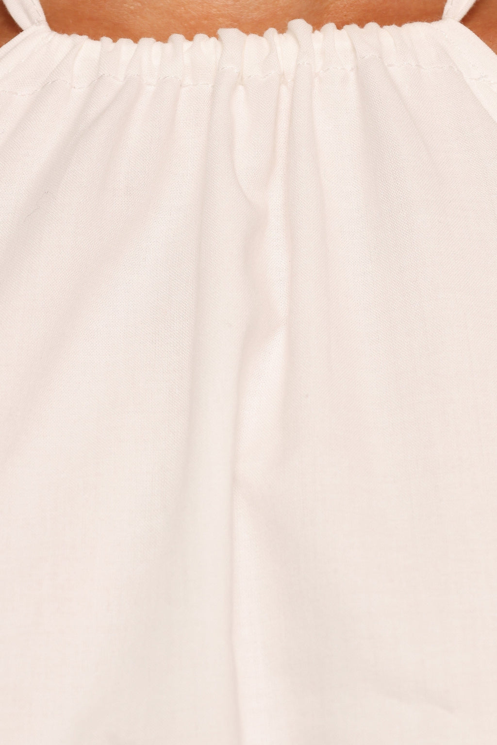 Vanessa Halterneck Top - White