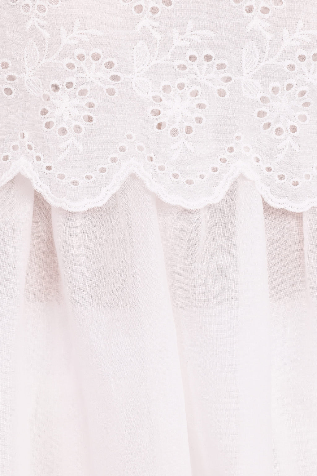 Zera Eyelet Top - White